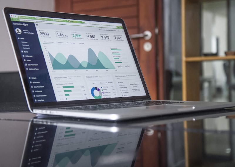 Website design work image showing page structure and visual planning